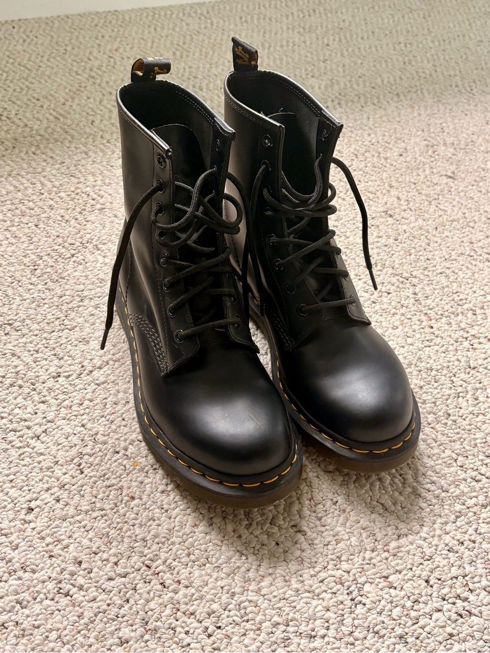Dr Martens Smooth Leather Lace Up Boots